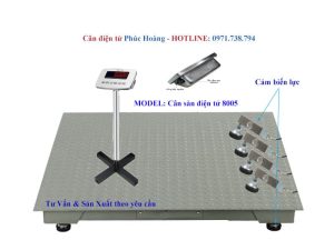 cân sàn điện tử 8005 chất lượng giá rẻ - cân điện tử phúc hoàng