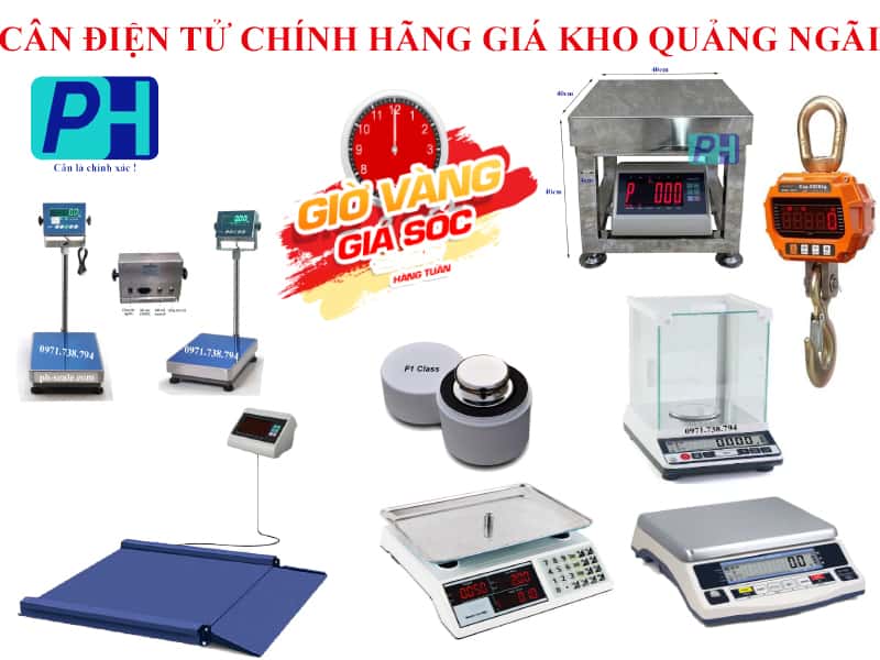 Cân điện tử Quảng Ngãi chính hãng giá tốt