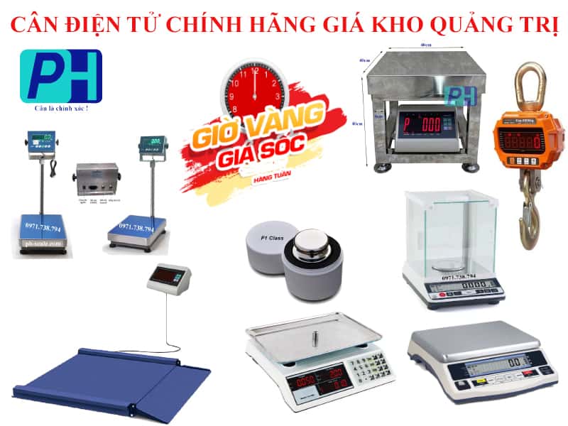 Cân điện tử Quảng Trị chính hãng giá tốt