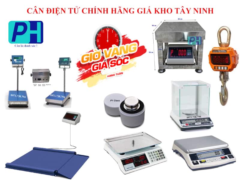 Cân điện tử Tây Ninh chính hãng giá tốt